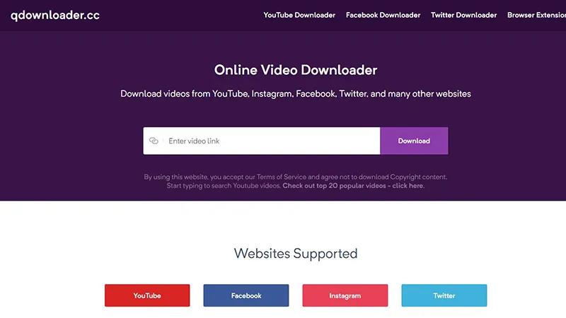 10 سایت دانلود از یوتیوب 7 About qdownloaderسایت