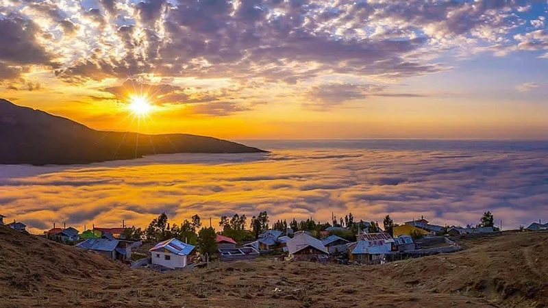 بهترین شهرهای داخلی سفر در پاییز 2 روستای فیلبند در پاییز