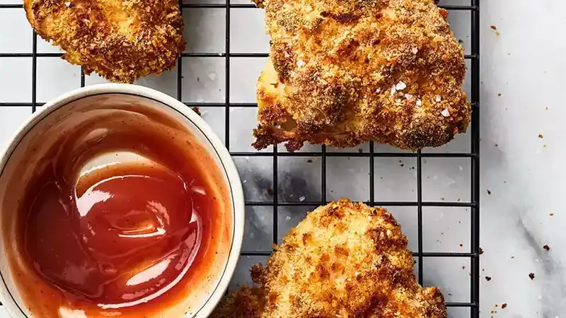 طرز تهیه مرغ سوخاری ترد و پفکی 5 آموزش تهیه مرغ سوخاری