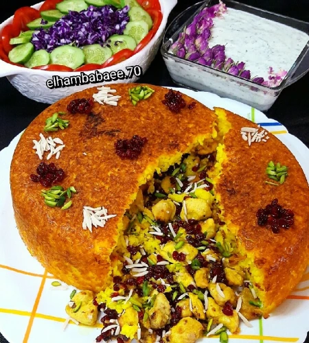 40 مدل تزئین ته چین مرغ 34 038696bbc9dda04f5430ff8796603511QpX2WQK7pLlOyDIu3m