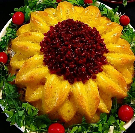 40 مدل تزئین ته چین مرغ 36 11903381 521