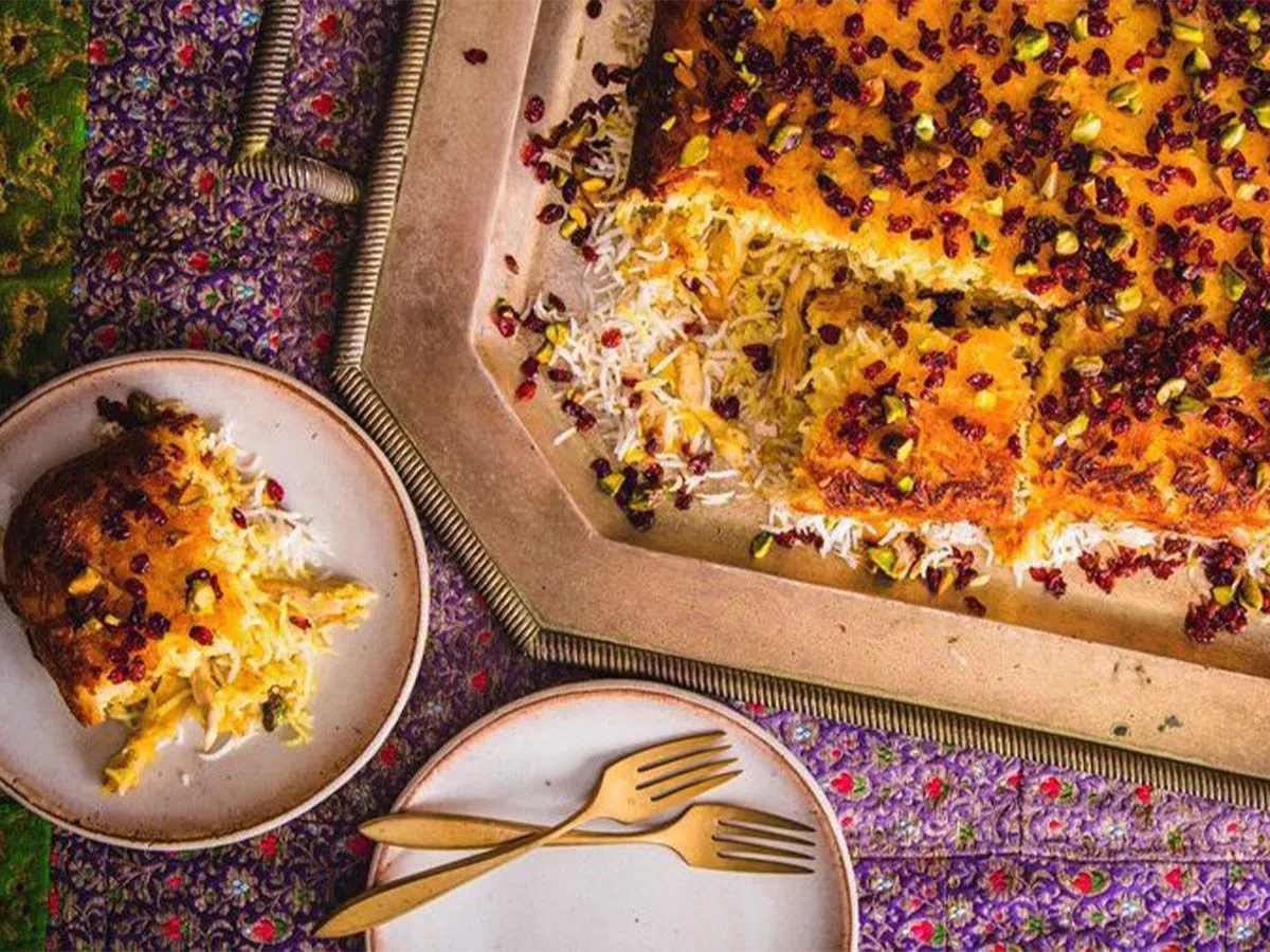 طرز تهیه ته چین مرغ مجلسی + نکات طلایی برای پخت یک ته چین قالبی