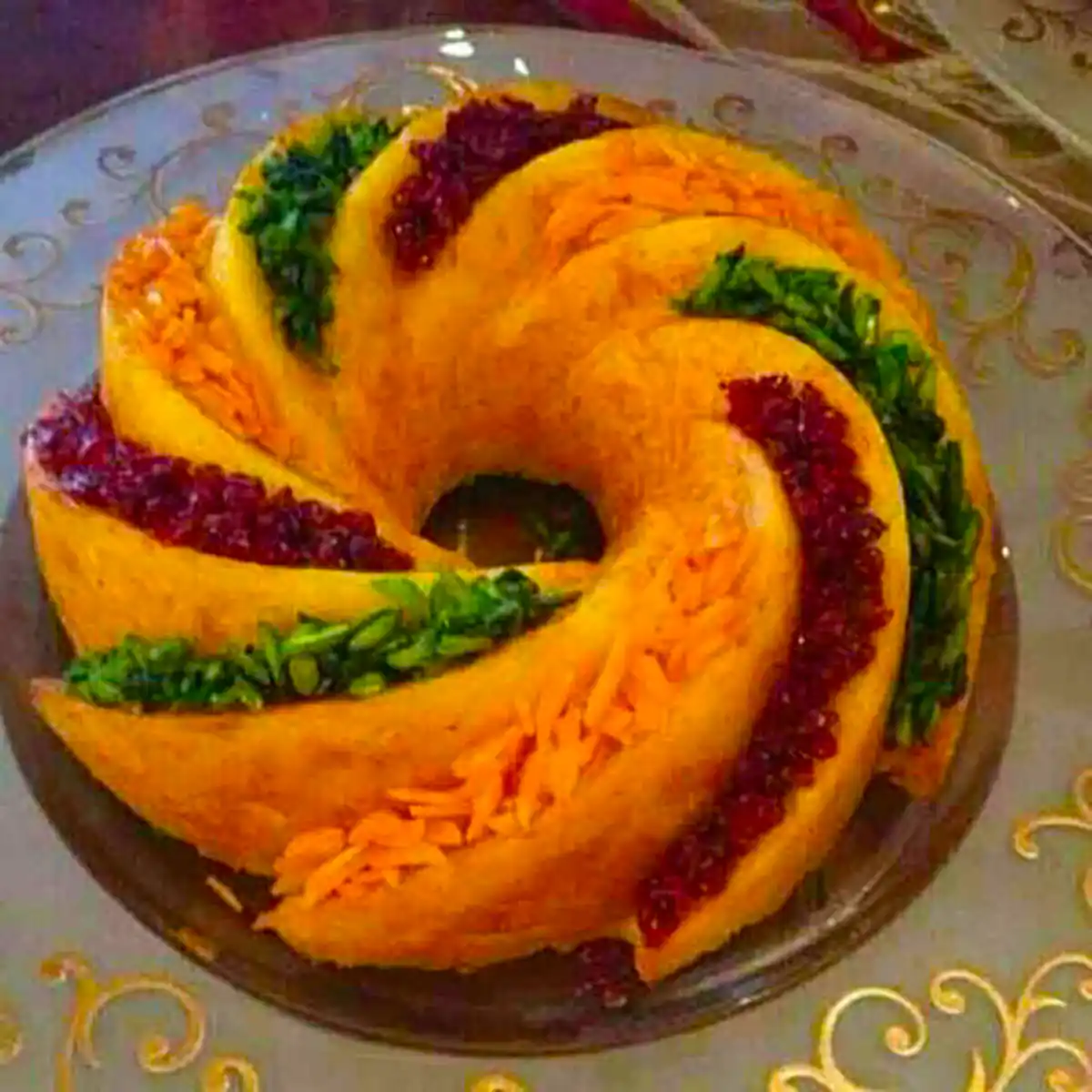 40 مدل تزئین ته چین مرغ 5 tazeen tahchin morgh 13